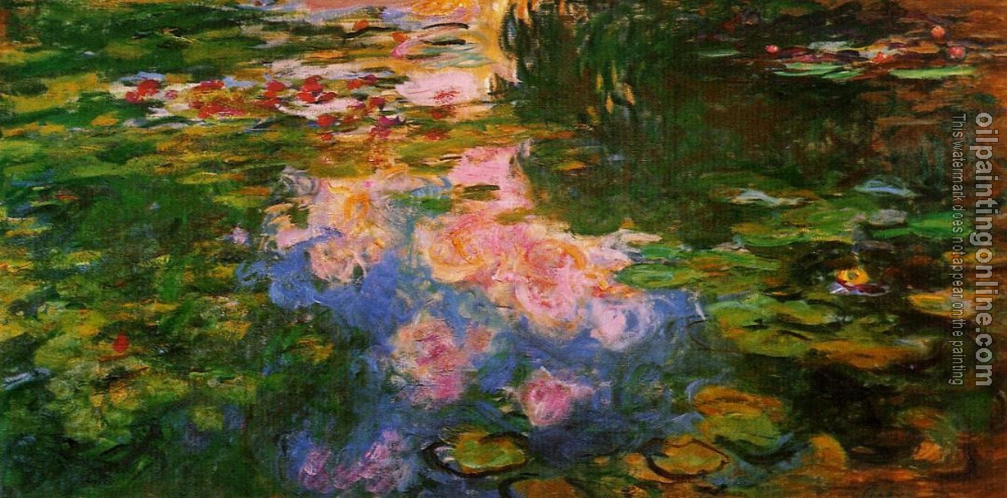 Monet, Claude Oscar - The Water-Lily Pond